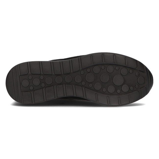 Černé kožené sneakersy Filippo DP1689/22 BK BK