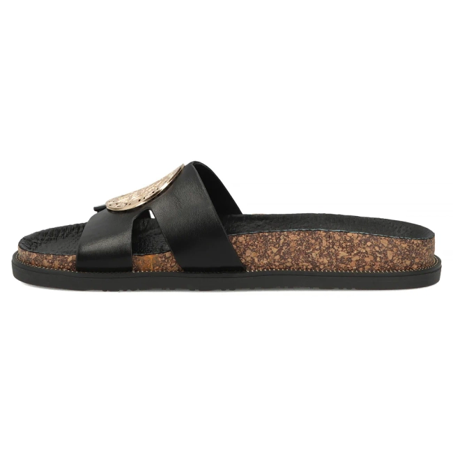 Černé pantofle Filippo DK6972/26 BK