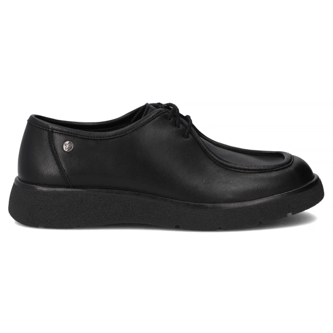 Černé kožené tenisky Maciejka K7189-01/00-1