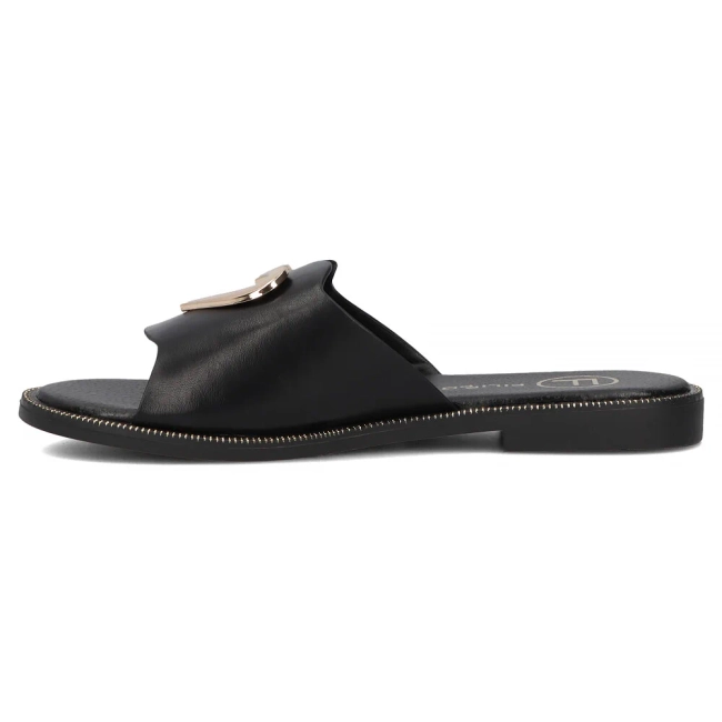 Černé pantofle Filippo DK6909/25 BK