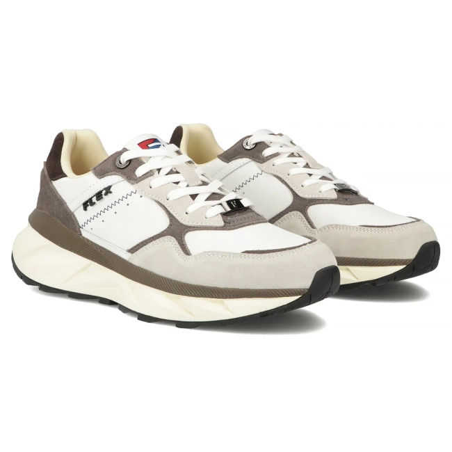 Bílé kožené tenisky Filippo MSP7838/26 WH