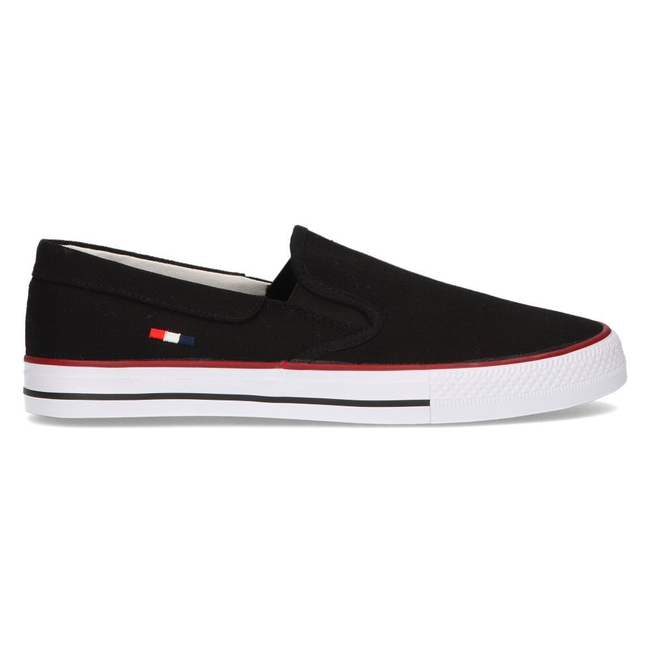Černé Slip-on tenisky Filippo Mtn210/21 Bk