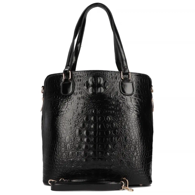 Černá kabelka shopper noir essence