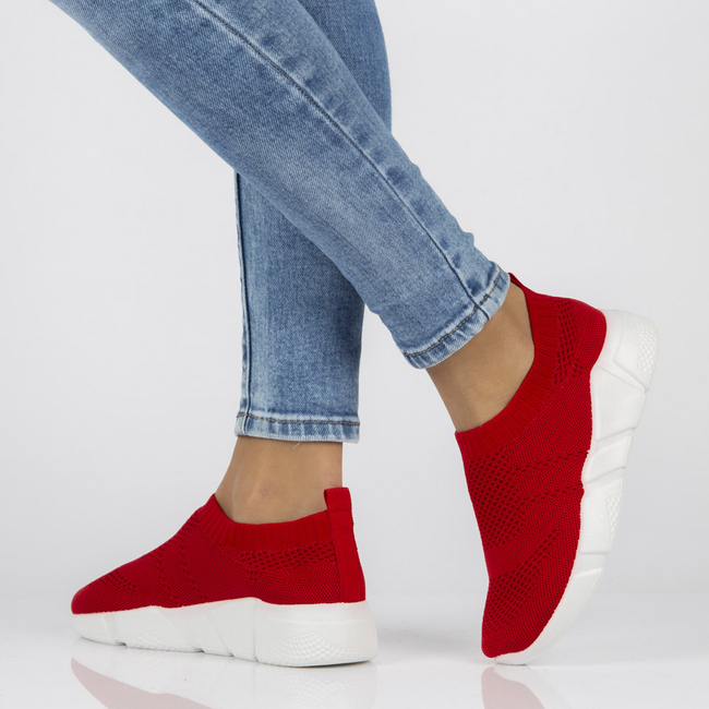 Červené dámské sneakersy Filippo DTN2182/21 RD