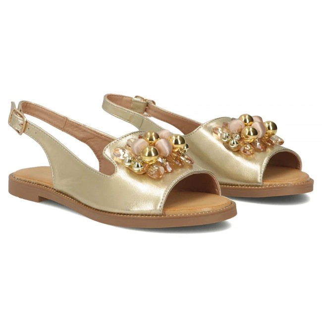 Zlaté sandály Filippo DS7892/26 GO