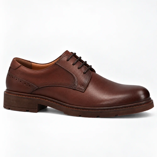 Hnědé kožené polobotky Filippo MP8013/26 BR