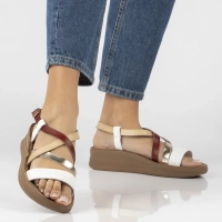 Bílé sandály Filippo DS7904/26 WH